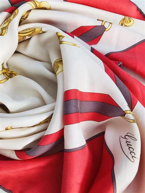 gucci silk scarf knock off|vintage gucci silk scarves.